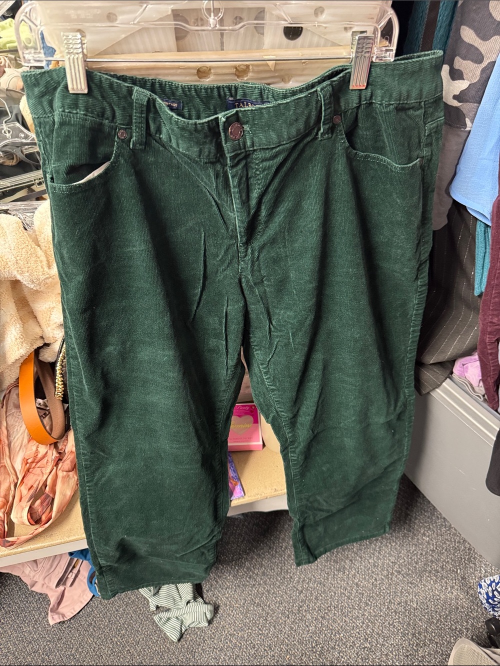 Talbots heritage corduroy pants 18 wide petite // 092552